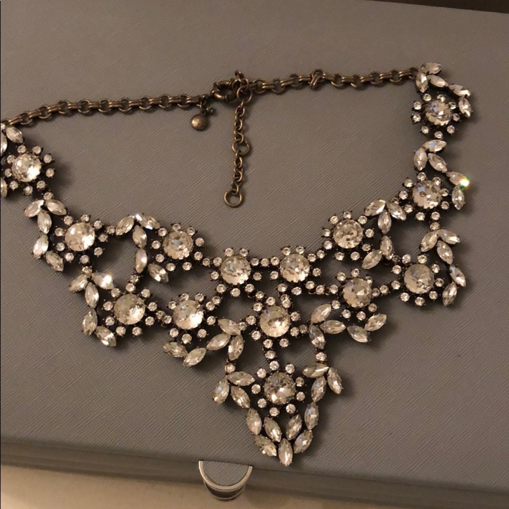 JCrew crystal statement necklace